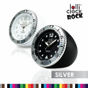 70666 LOLLICLOCK ROCK SILVER